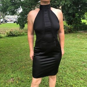 Do & Be Sleeveless silk halter summer dress
